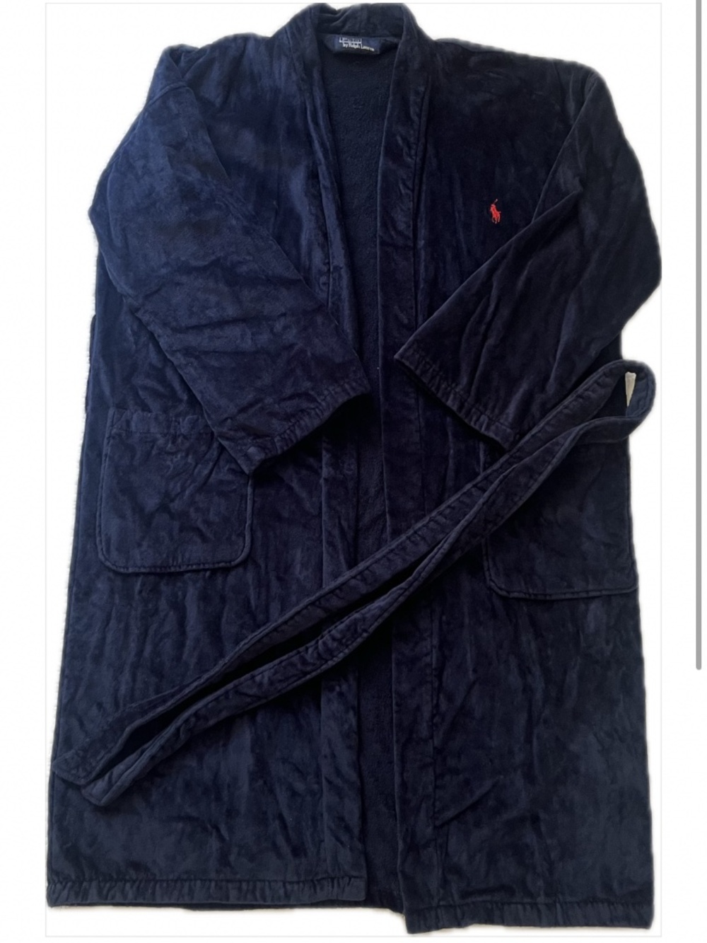Polo Ralph Lauren Men's Sleepwear Soft Cotton Kimono Velour Robe